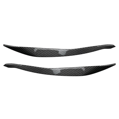 Front Headlight Eyelids Eyebrow Cover Carbon For BMW 5 Series F10 F11 2015-17 US