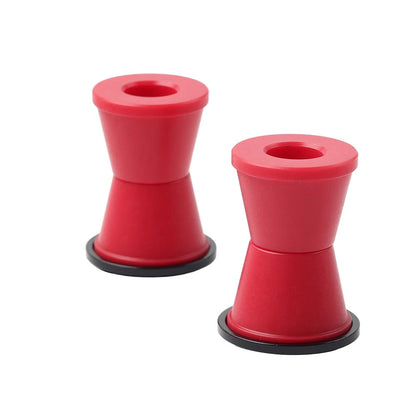 Handlebar Clamp Mount Bushings For CRF YZF RMZ KLX KX Dirt Pit Red+Black