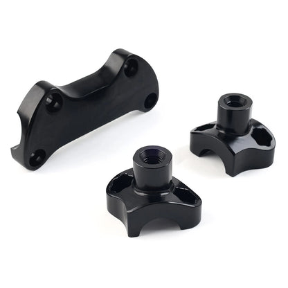 1.7 Handlebar Risers Top Clamp For Harley Dyna Softail Street Bob Sportster