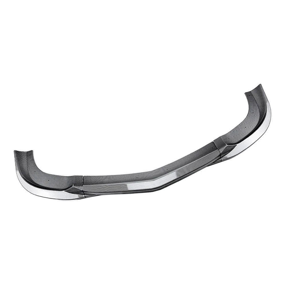 Carbon Look Front Bumper Spoiler Lip For Benz C Class W204 C63 Sedan 2007-10