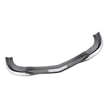 Carbon Look Front Bumper Spoiler Lip For Benz C Class W204 C63 Sedan 2007-10