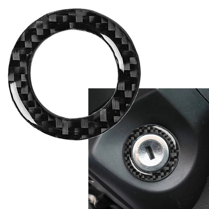 Start Stop Switch Ring Decor Trim Cover for Ford Mustang 2009-2013 Carbon Fiber