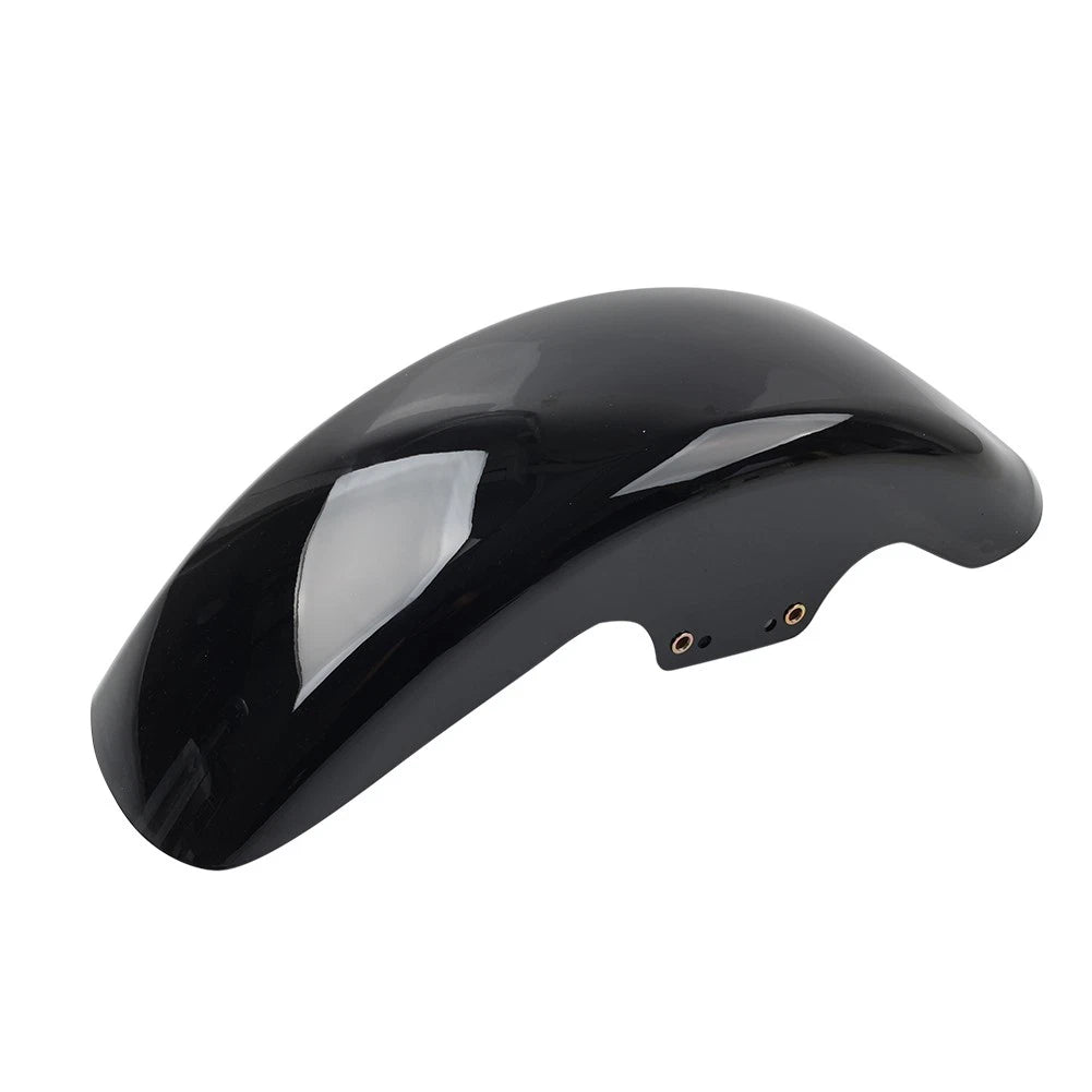 Vivid Black Front Mudguard Cover Fit for Harley-Davidson Softail Fat Boy 2018-24
