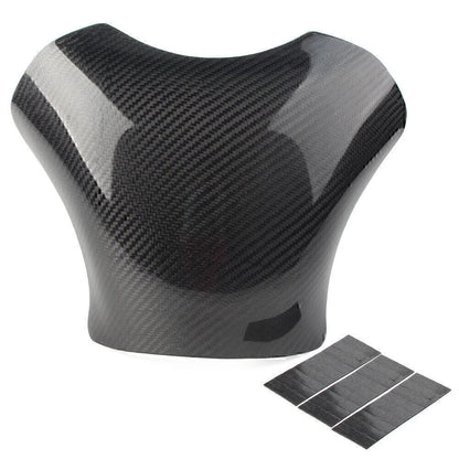 Carbon Fiber Look Motor Gas Tank Cover Pad Protector For Kawasaki ZX6R 2005-2006