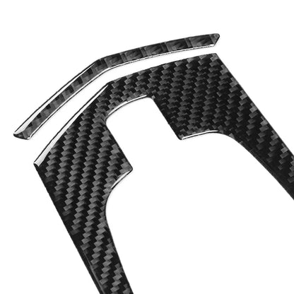 Carbon Fiber Center Gear Shift Interior Cover Trim For Cadillac CTS 08-13 Black