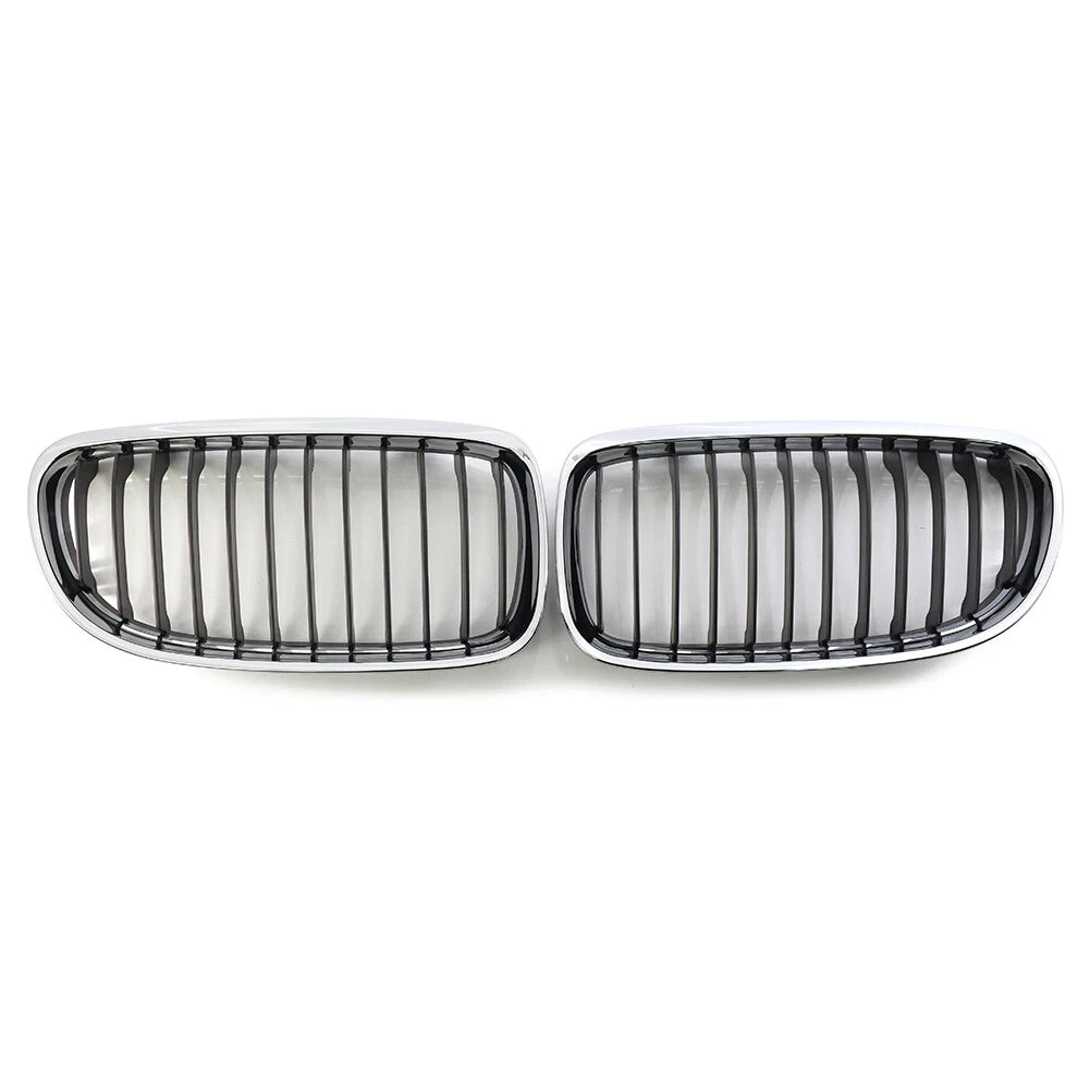 Fit BMW E90 E91 LCI 328i 335i  2009-2011 Front Kidney Grill Grille Chrome Black