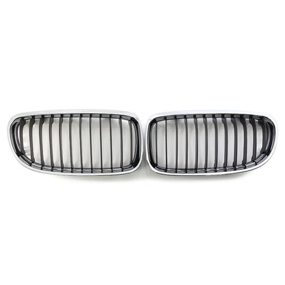 Fit BMW E90 E91 LCI 328i 335i  2009-2011 Front Kidney Grill Grille Chrome Black