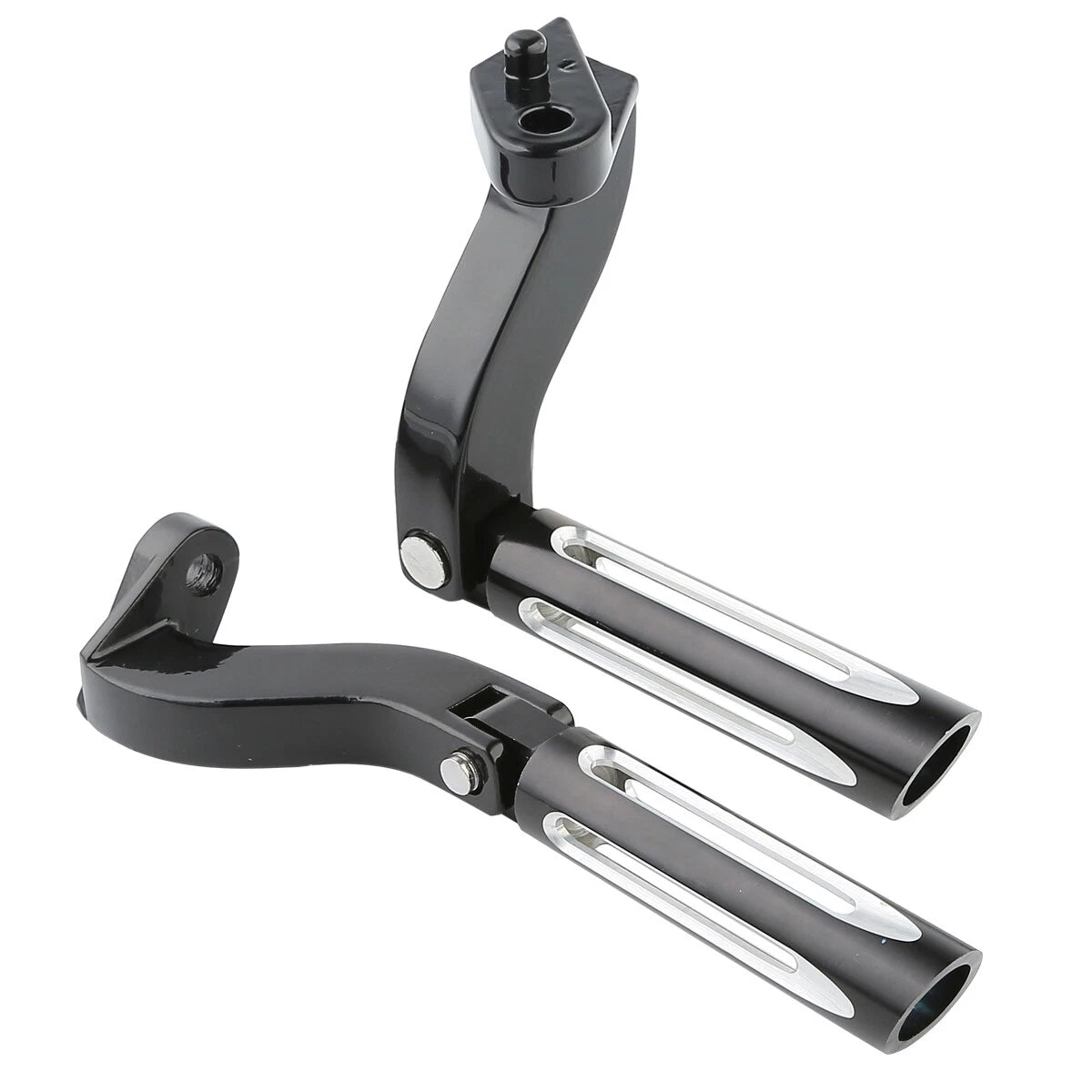 Rear Foot Pegs Peg Bracket Fit For Harley Davidson Touring Street Glide 1993-24