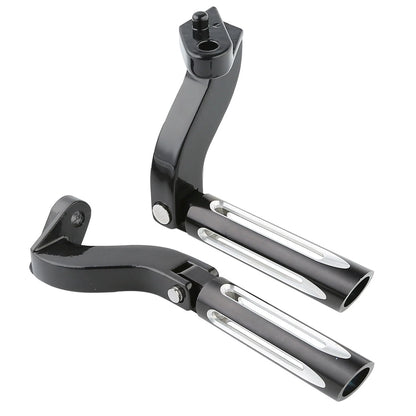 Rear Foot Pegs Peg Bracket Fit For Harley Davidson Touring Street Glide 1993-24