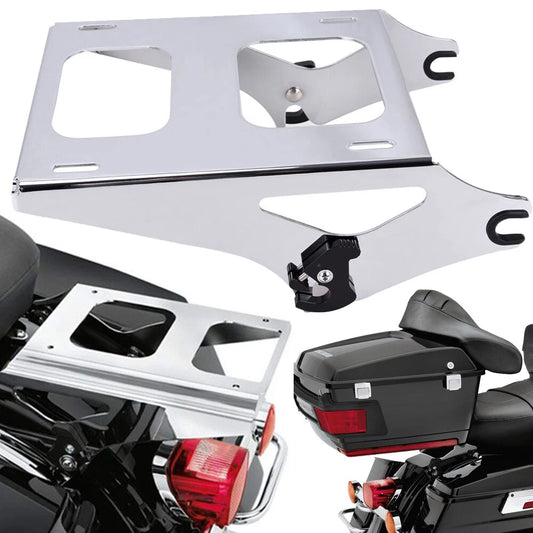 2-up Tour Pack Pak Trunk Mounting Rack Luggage Bracket For Harley Touring 14-23