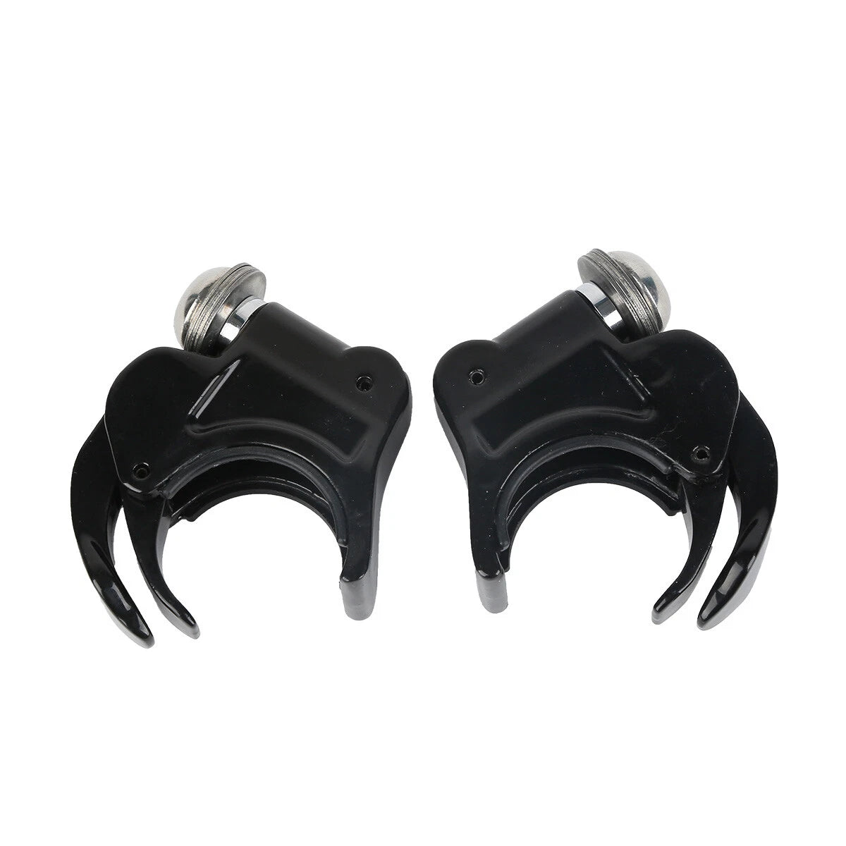 5.75" Headlight Quarter Fairing Windshield W/ 39mm Clamps Fit For Harley Dyna US