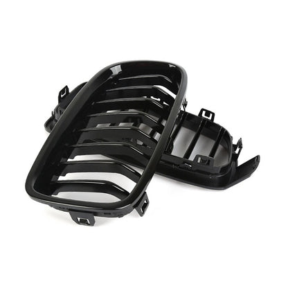 Front Upper Center Grille Grills ABS For BMW 3 Series F30 F31 2013-2019
