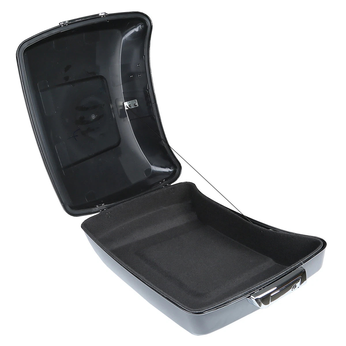 Chopped Trunk Backrest Pad Mount Rack Fit For Harley Electra Street Glide 14-Up