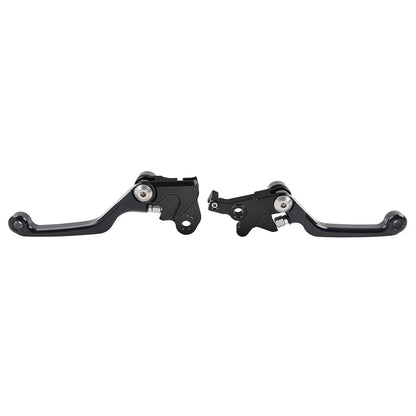 Pair Pivot Brake Clutch Levers For Kawasaki KLX 300SM KLX 250/S/SF KLX150L Black