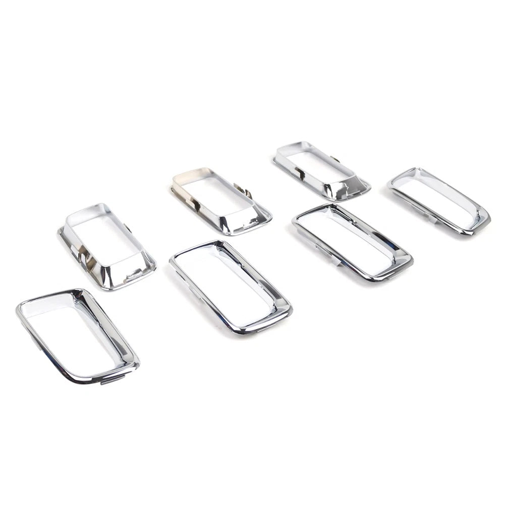 Front Grille Insert Cover Frame Grille Molding Chrome For Jeep Compass 2011-2017