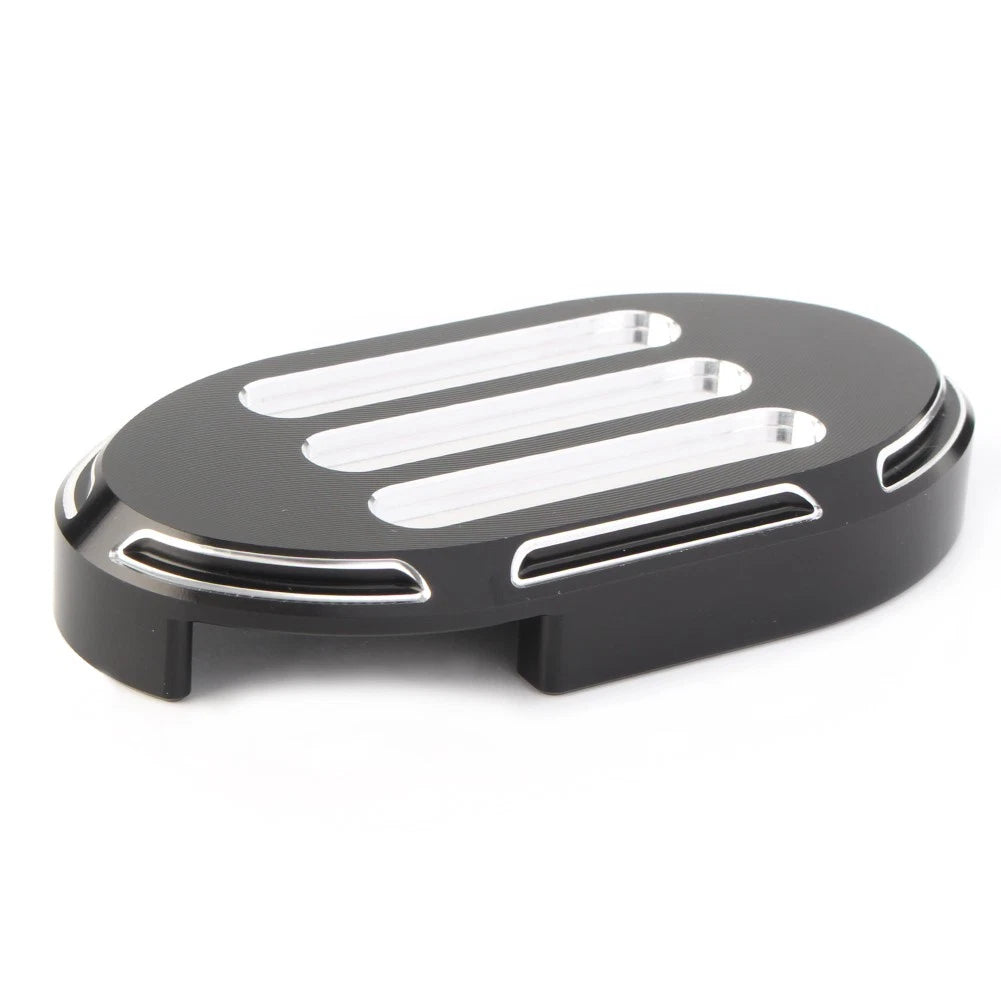 Black Aluminum Brake Pedal Pad Cover Footreats For Harley Sportster 883XL 1200XL