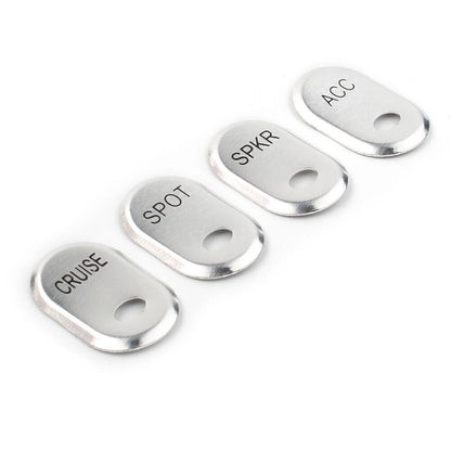 Brushed Panel Switch Covers Fit Harley Touring Electra Glide Road Glide Chrome