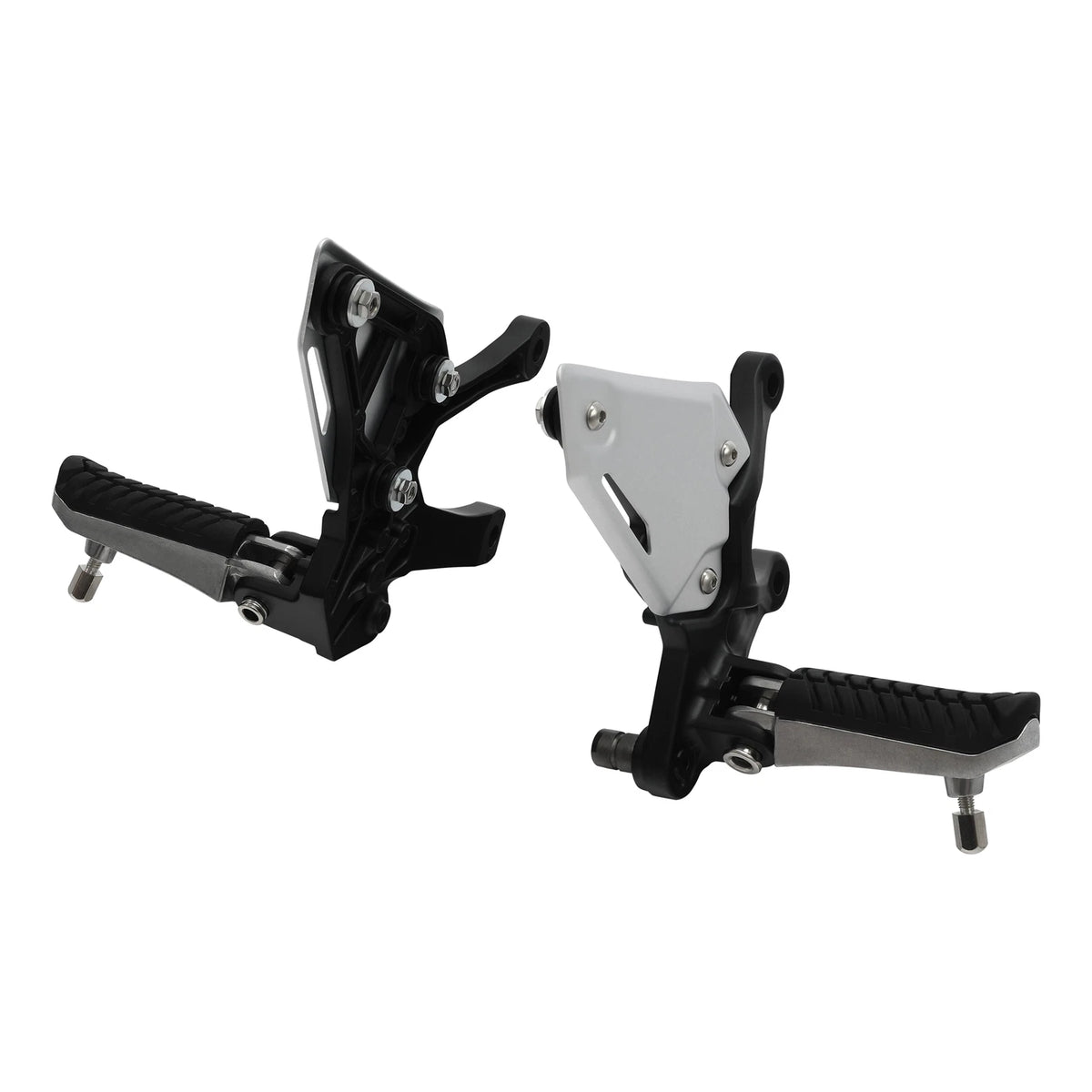 Front Driver Foot Pegs Pedals Bracket Fit For Kawasaki Z900 2017-2024 2023 Black