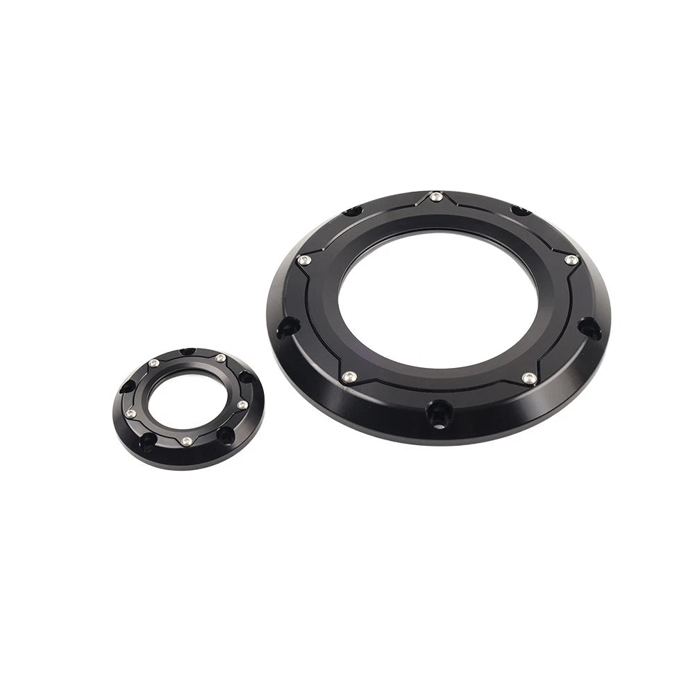Clear Derby Timer Timing Cover Fit Harley Softail Dyna Touring Road Glide