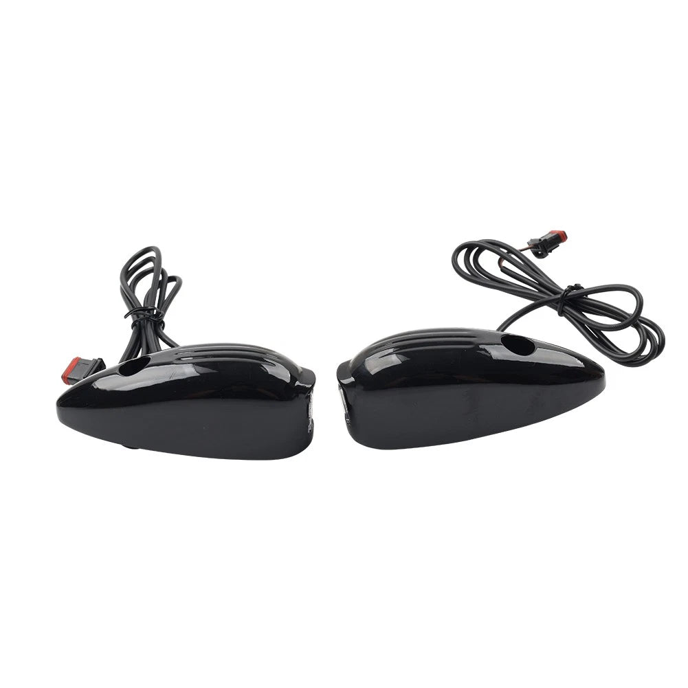 Front Turn Signal Light Black For Harley Road Glide FLTRX FLTRU FLTRK 2015-2024