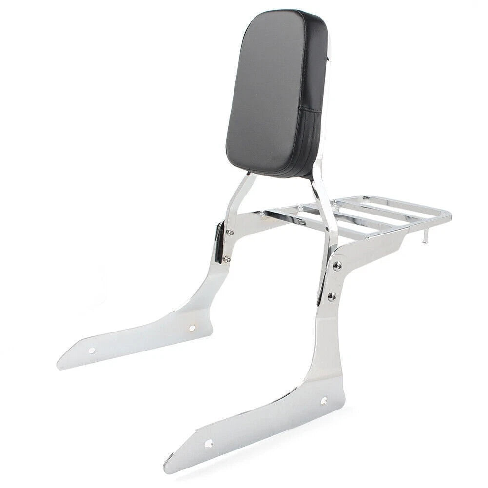 Sissy Bar Backrest Rear Luggage Rack Fit Yamaha Stryker 1300 XVS1300 11-17 Chrom