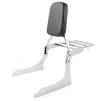 Sissy Bar Backrest Rear Luggage Rack Fit Yamaha Stryker 1300 XVS1300 11-17 Chrom