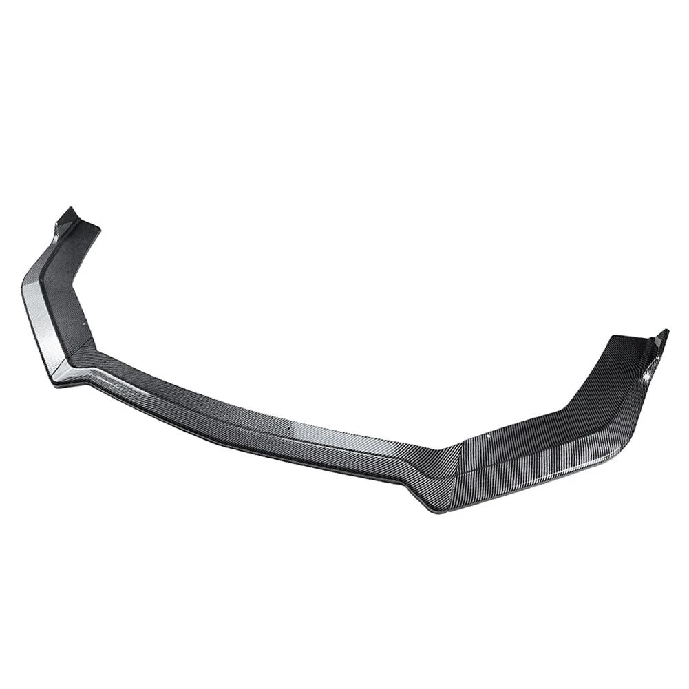 Front Bumper Lip Spoiler Splitter Fit For Ford Mustang 2018-2023 Carbon Look