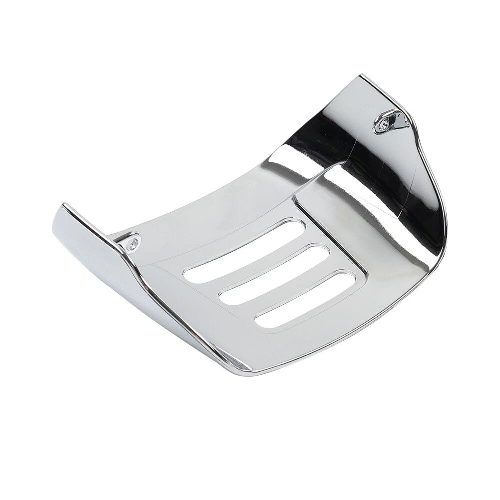 Slotted Tail Light Visor Cover Fit Harley Tri Glide FLHTCUTG 2009-2022 Chrome