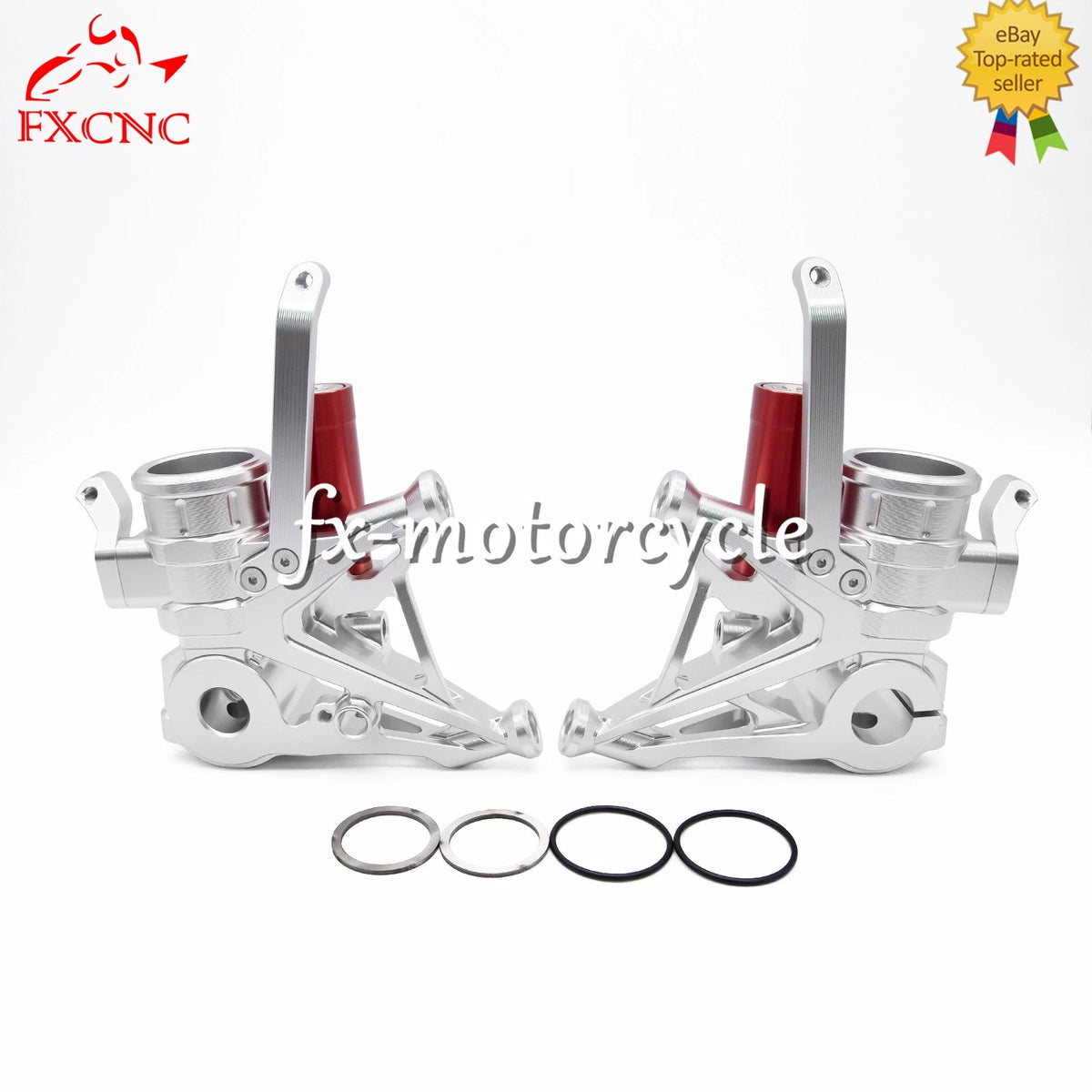 For Honda XADV750 2017-2026 Red Absorber Lower Shock Mount Support Base Aluminum