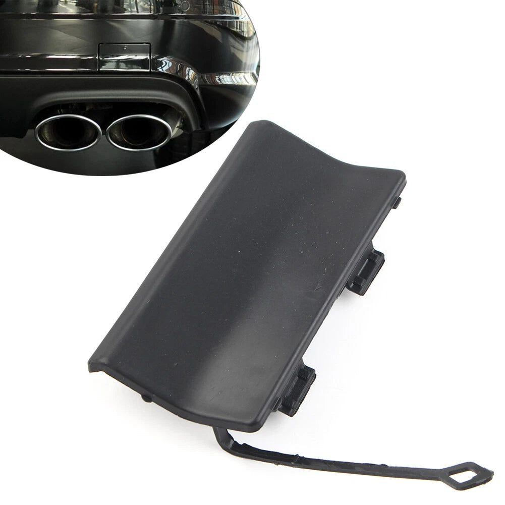 Rear Bumper Tow Hook Eye Cover Black Fit Mercedes-Benz C Class W204 2007-12