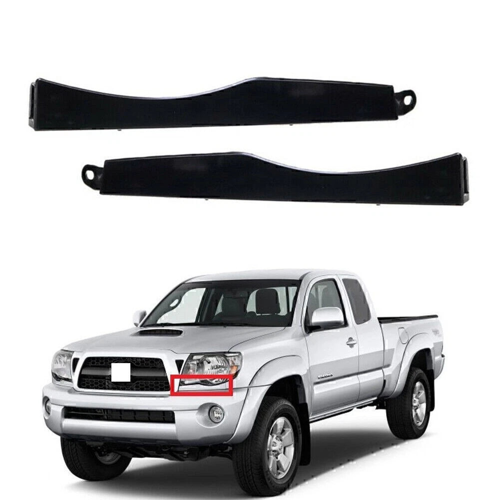 Front Bumper Headlight Filler Trim Panel LH &RH Set Fit Toyota TACOMA 2005-11 US
