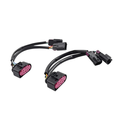 2X Quad Housing To Projector Headlight Conversion Harnesses For Dodge Ram 09-18