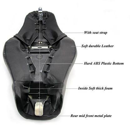 Motorcycle Driver Rear Passenger Two-Up Seat for Harley Sportster XL 883 1200 48