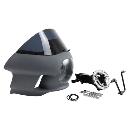 Headlight Upper Fairing Cowl Mount For Harley Softail Low Rider Street Bob 18-Up