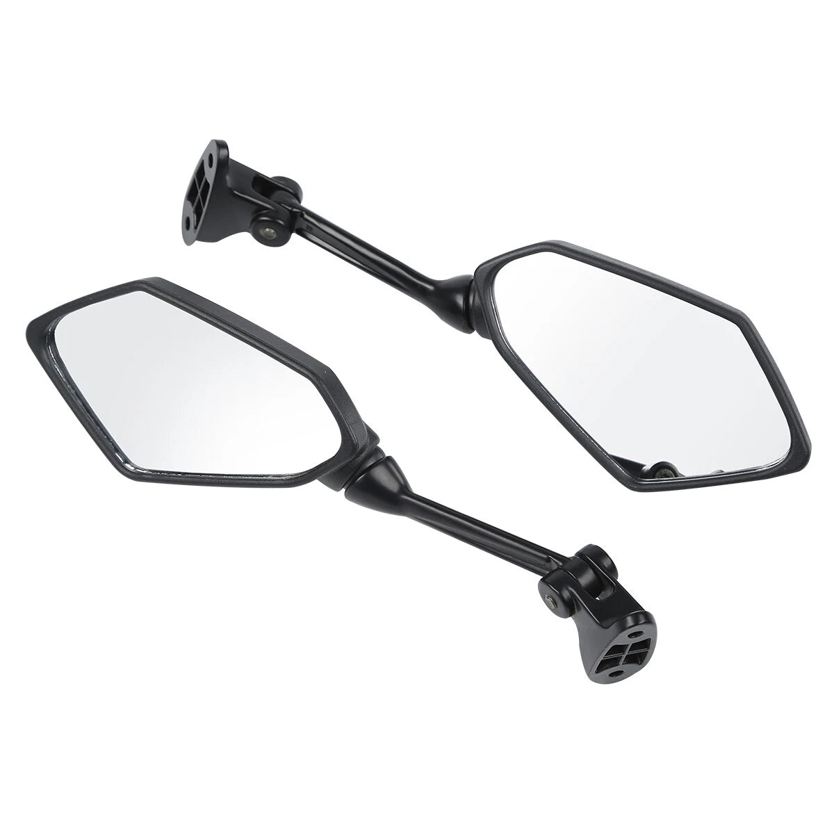 Black Pair Rearview Mirrors For Kawasaki Ninja ZX6R ZX-6R ZX 6R 2009-2012 11 10