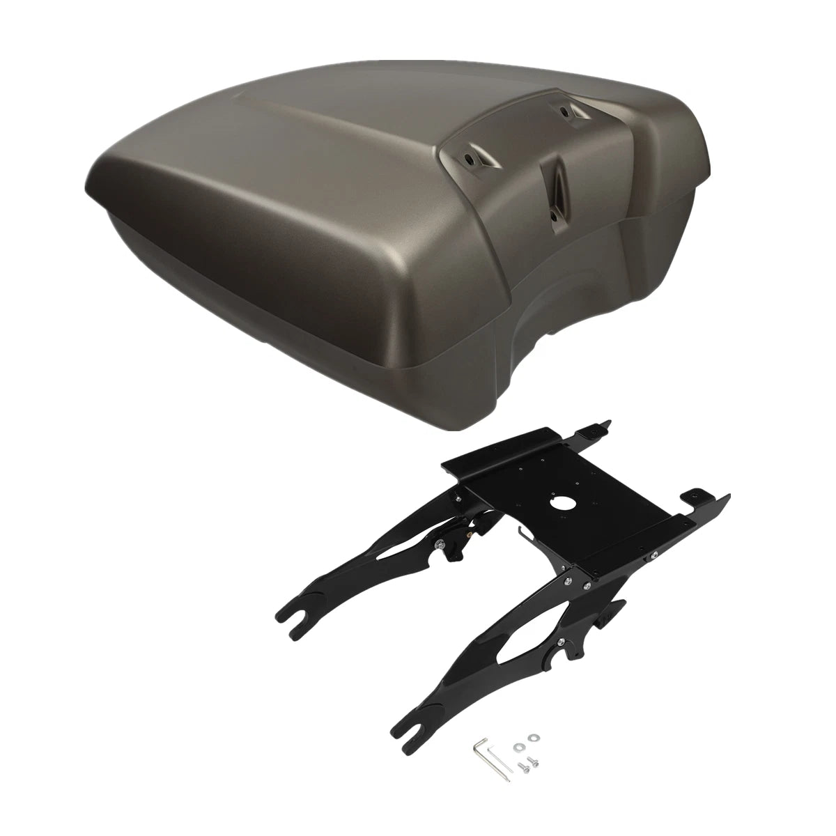 Low Profile Trunk & Mount Rack Fit For Indian Roadmaster 15-25 Bronze Smoke