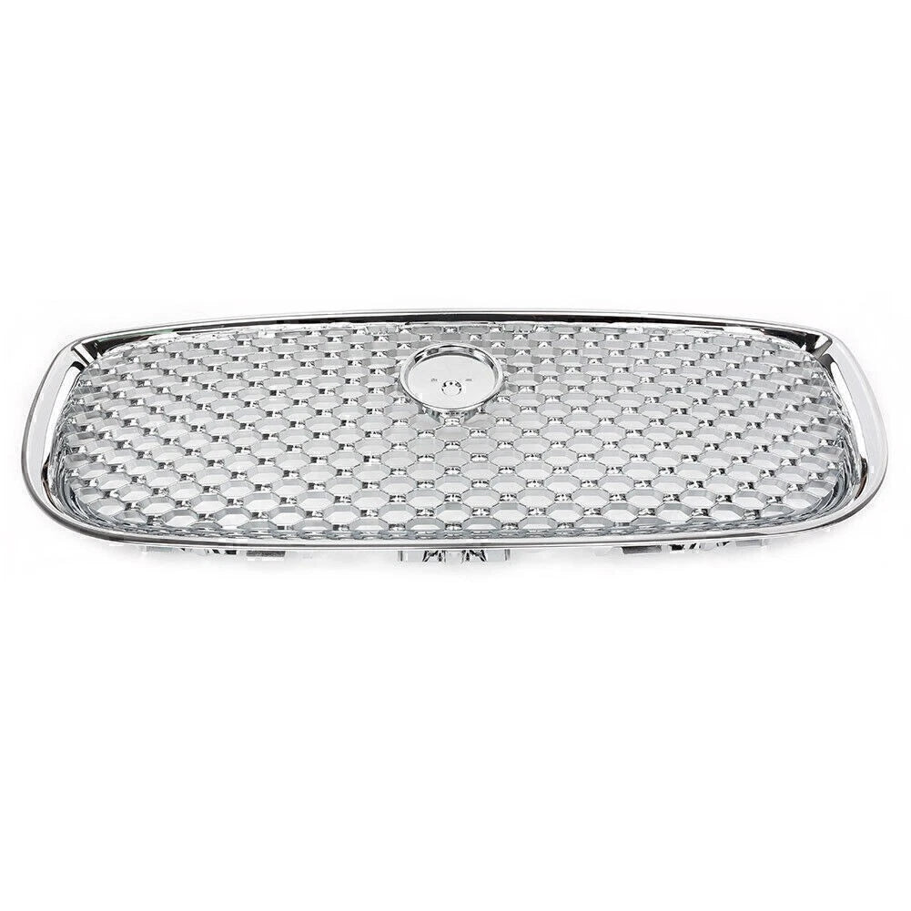 1 Pcs  Front Upper Mesh Grille Radiator Grill for Jaguar XJ 2016-2020 Chrome
