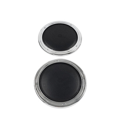 Motorcycle Rear Tour Pack Speaker Pod Grilles For Harley Road Tri Glide FLTRU