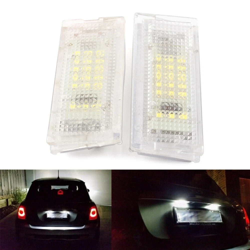 2pcs LED License Number Plate Light For BMW Mini Cooper R50 R52 R53 CANBUS Lamp