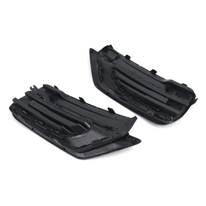 Front Bumper Fog Light Grille Glossy Black For Volvo XC90 2020-2024