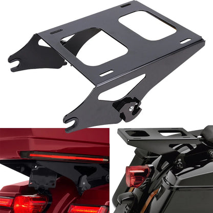 Detachable TwoUp Tour Pak Pack Mount Trunk Luggage Rack For Harley Touring 14-23