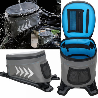 Waterproof Motorcycle Tank Bag Motorbike Luggage Phone Holder Fuel Saddlebags