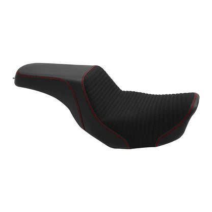 Driver & Passenger Seat Fit For Harley Dyna Super Glide Street Bob 2006-2017 16