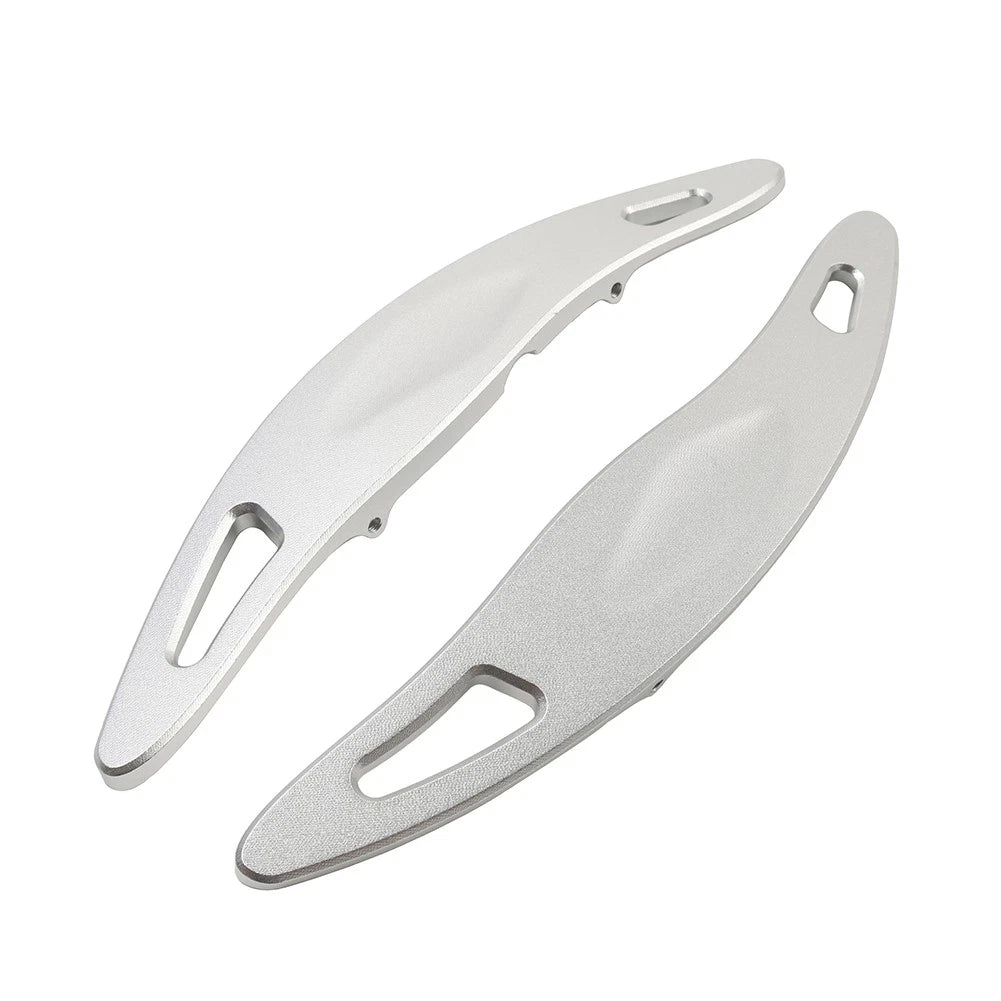 Steering Wheel Paddle Shifter Extension For Porsche Macan Panamera 911 Silver