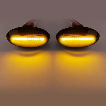 LED Dynamic Signal Side Marker Light For Peugeot 307 206 607 407 107 For Citroen