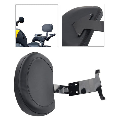 Passenger Backrest Pad w/ Mount Set For Can-Am Ryker 600 900 Rally Sport 19-2023