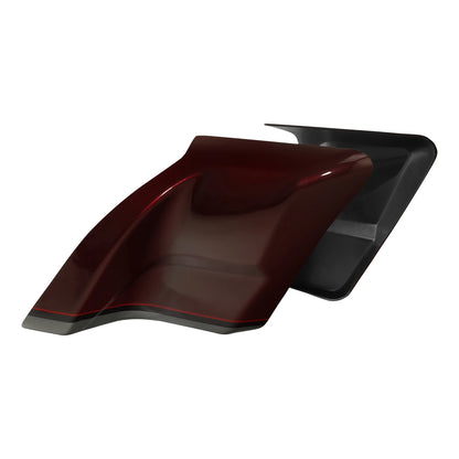 Stretched Side Covers Fit For Harley Street Glide 14-Up Black Forest & Wineberry