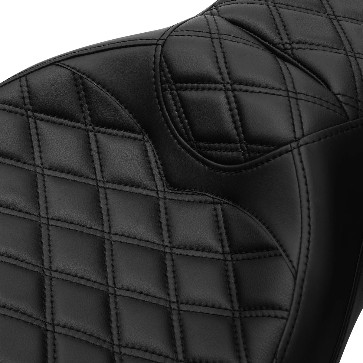 Black Rider & Passenger Pillion Seat Fit For Harley Touring Electra Glide 09-23