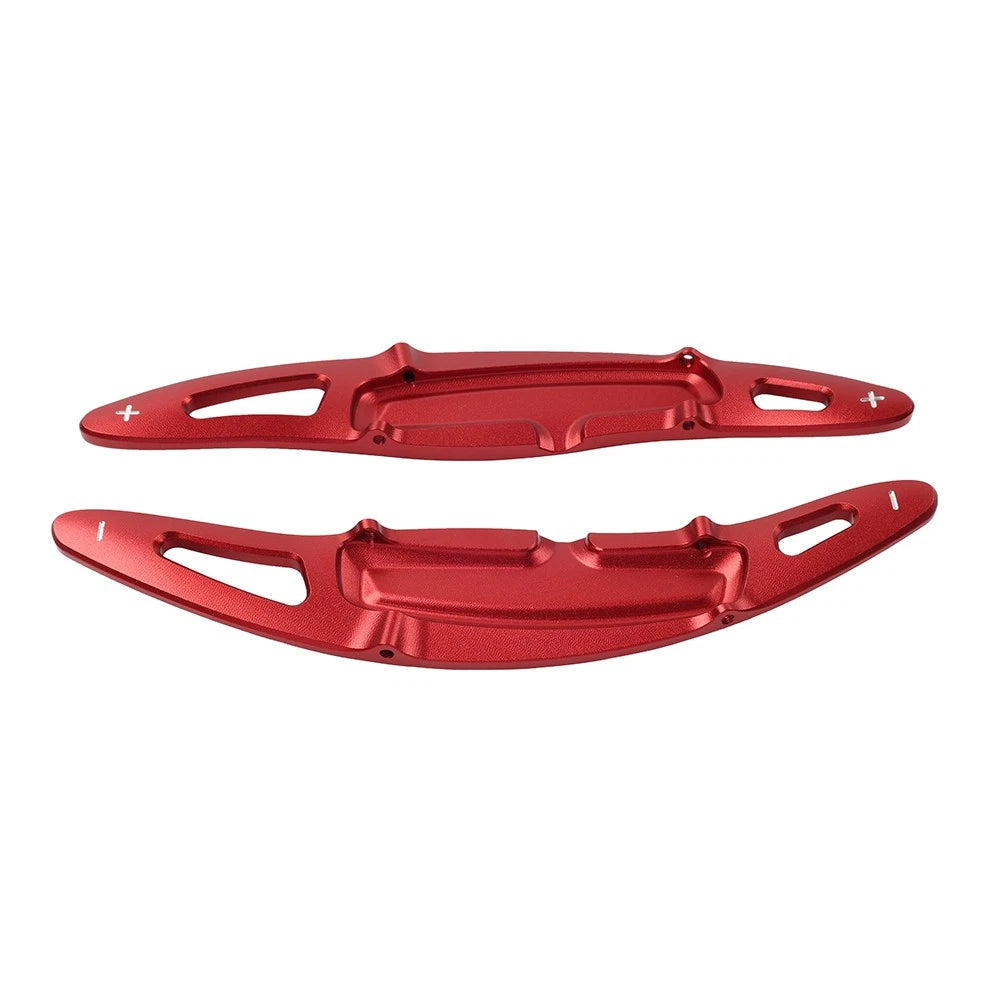Steering Wheel Shift Paddle Shifter Extension For Porsche Macan Panamera 911 Red