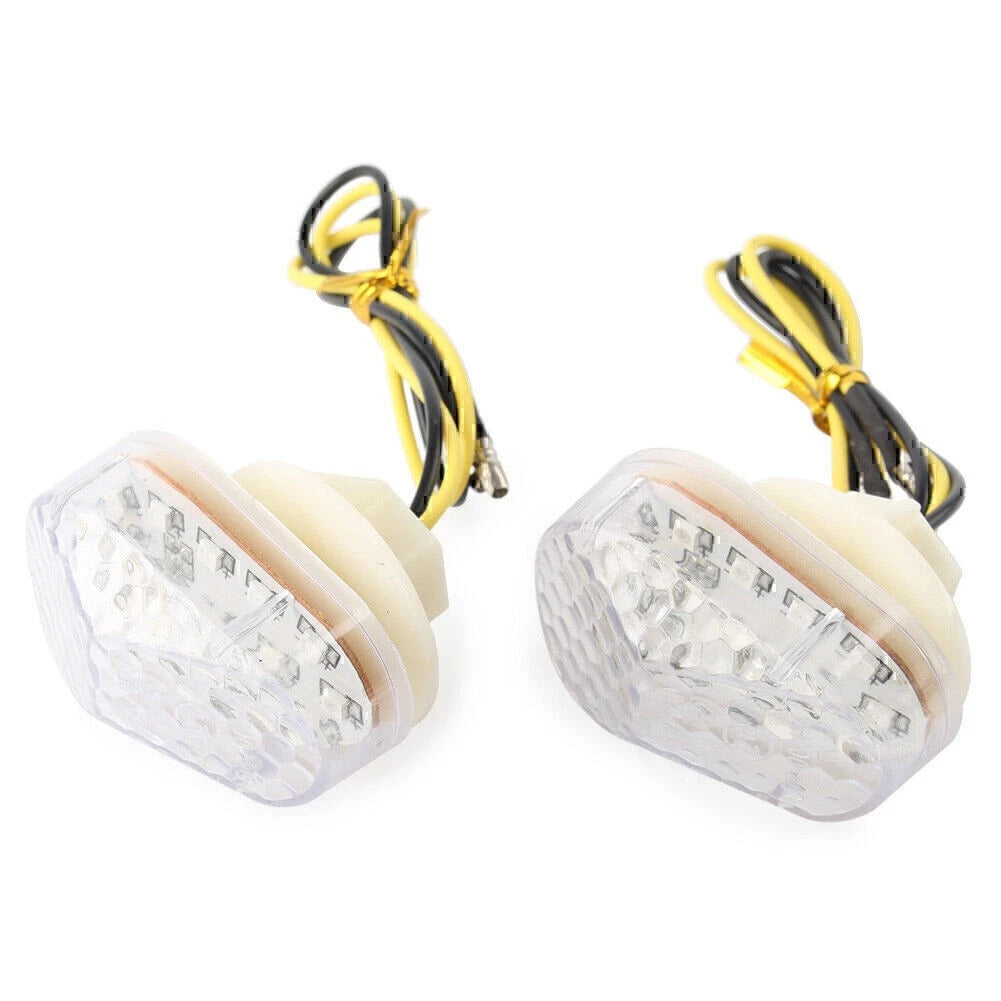 Turn Signal Light Amber LED Lamp Smoke Lens For Kawasaki Ninja ZX6R ZX7R ZX9R US